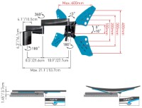 Suport TV Barkan 3400F imaginea #2 — magazin online Desire.md