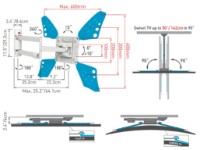 Suport TV Barkan 3400LW imaginea #2 — magazin online Desire.md