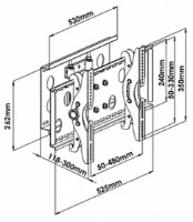 Suport TV Monaco DP108S imaginea #2 — magazin online Desire.md