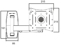 Suport TV OMB Gyro 2 Extra (06174) imaginea #4 — magazin online Desire.md