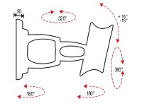 Suport TV OMB Lunar 3 200x200 (16108) imaginea #3 — magazin online Desire.md