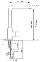 Baterie bucătărie Plados Vemixextl UG58 Milk White imaginea #2 — magazin online Desire.md