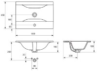 Lavoar Cersanit Ontario 60 (K669-002) imaginea #4 — magazin online Desire.md