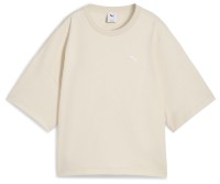 Женская футболка Puma Wardrobe Ess Relaxed Heavy Tee Alpine Snow, s.M фото №1 — интернет-магазин Desire.md