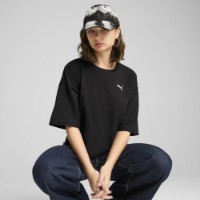 Женская футболка Puma Wardrobe Ess Oversized Short Tee Puma Black, s.M фото №2 — интернет-магазин Desire.md