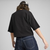 Женская футболка Puma Wardrobe Ess Oversized Short Tee Puma Black, s.M фото №3 — интернет-магазин Desire.md