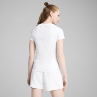 Женская футболка Puma Wardrobe Ess Slim Tee Puma White, s.M фото №3 — интернет-магазин Desire.md