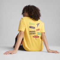 Женская футболка Puma Wardrobe Ess Road To Unity Relaxed Graphic Tee Sunny Yellow, s.L фото №3 — интернет-магазин Desire.md