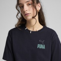 Tricou de dame Puma Wardrobe Ess Road To Unity Relaxed Graphic Tee New Navy, s.M imaginea #2 — magazin online Desire.md