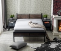 Кровать Evger K-300 160x200cm Black Wood фото №2 — интернет-магазин Desire.md