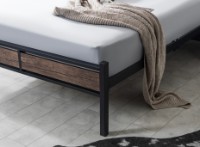 Кровать Evger K-300 160x200cm Black Wood фото №4 — интернет-магазин Desire.md