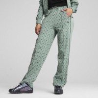Женские спортивные штаны Puma T7 Road To Unity Aop Straight Track Pants Dk Op Green Moon/Aop, s.S фото №2 — интернет-магазин Desire.md