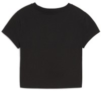 Женская футболка Puma Wardrobe Ess Cut-Out Baby Tee Puma Black, s.XS фото №2 — интернет-магазин Desire.md