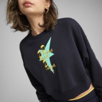 Hanorac damă Puma Wardrobe Ess Road To Unity Oversized Graphic Crew Tr New Navy, s.S imaginea #2 — magazin online Desire.md