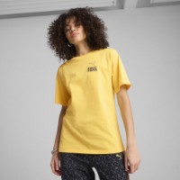 Женская футболка Puma Wardrobe Ess Road To Unity Relaxed Graphic Tee Sunny Yellow, s.XL фото №2 — интернет-магазин Desire.md