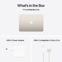 Ноутбук Apple MacBook Air 13.6 MW103RU/A Starlight фото №3 — интернет-магазин Desire.md