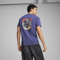 Мужская футболка Puma Wardrobe Ess Sports Legacy Graphic Tee Blue Crystal, s.M фото №3 — интернет-магазин Desire.md