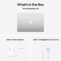 Laptop Apple MacBook Air 15.3 MW1H3RU/A Silver imaginea #2 — magazin online Desire.md