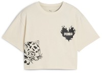 Детская футболка Puma Ess Graphic Short Length Tee Liii G Alpine Snow, s.128 фото №1 — интернет-магазин Desire.md