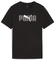 Tricou pentru copii Puma Ess Logo Lab Tee B Puma Black, s.140 imaginea #1 — magazin online Desire.md