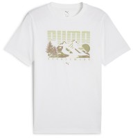 Tricou bărbătesc Puma Graphics Mountain Tee Puma White, s.M (68482802) imaginea #1 — magazin online Desire.md
