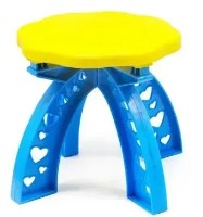 Табурет Kinder Way Yellow (25-031-1) фото №2 — интернет-магазин Desire.md
