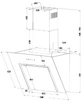Вытяжка Fabiano Adria 60N Black фото №4 — интернет-магазин Desire.md