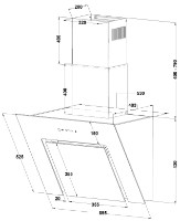 Вытяжка Fabiano Adria 90N Black фото №4 — интернет-магазин Desire.md