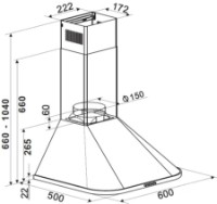Вытяжка Fabiano Classico 60 Inox фото №2 — интернет-магазин Desire.md
