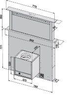 Вытяжка Fabiano Downdraft 90 Inox фото №3 — интернет-магазин Desire.md