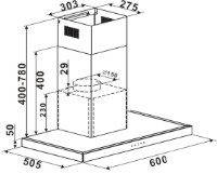 Вытяжка Fabiano Linea 90 Silent Inox фото №4 — интернет-магазин Desire.md