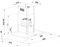 Hota Fabiano Arco 60 Inox imaginea #2 — magazin online Desire.md