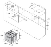 Электрический духовой шкаф Fabiano FBO 230 Lux Titanium фото №2 — интернет-магазин Desire.md