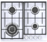 Plită incorporabilă cu gaz Fabiano FHG 8244 VGHT White Glass