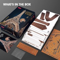 Puzzle 3D-constructor CubicFun Eiffel Tower (MC284h) imaginea #3 — magazin online Desire.md