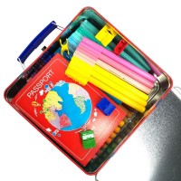 Carte de colorat pentru copii Faber-Castell Connector Suitcase imaginea #2 — magazin online Desire.md