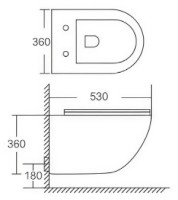 Унитаз Goxea GX-15004 фото №2 — интернет-магазин Desire.md