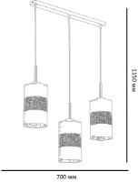 Lustră Tk-Lighting Bogart 4401 Black/Gold imaginea #2 — magazin online Desire.md