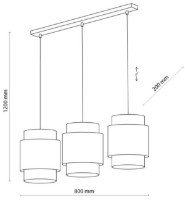 Lustră Tk-Lighting Boho 5654 White imaginea #2 — magazin online Desire.md