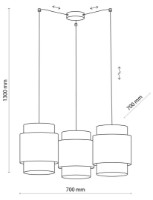Люстра Tk-Lighting Boho 5655 White фото №2 — интернет-магазин Desire.md