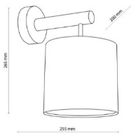 Candelabru de perete Tk-Lighting Deva 4105 Black imaginea #2 — magazin online Desire.md