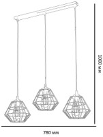 Люстра Tk-Lighting Diamond 6212 White фото №2 — интернет-магазин Desire.md