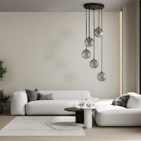 Люстра Tk-Lighting Elena 5747 Black/Grey фото №3 — интернет-магазин Desire.md