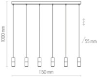 Lustră Tk-Lighting Elit 6308 White/Wood imaginea #2 — magazin online Desire.md