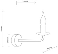 Бра Tk-Lighting Limal 4611 Black фото №3 — интернет-магазин Desire.md