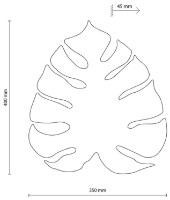 Бра Tk-Lighting Monstera 4666 Black фото №2 — интернет-магазин Desire.md