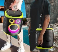 Boxă portabilă Hopestar Party 130 with 2 Microphones Black imaginea #2 — magazin online Desire.md