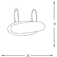 Candelabru de perete Ozcan 5620 imaginea #2 — magazin online Desire.md