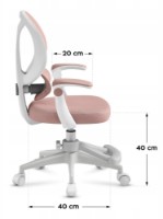 Scaun pentru copii Mark Adler Junior 4.5 Pink imaginea #2 — magazin online Desire.md