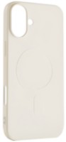 Чехол WOO Liquid Silicone Magsafe iPhone 16 Beige (WOOLSCMIP16BG)
